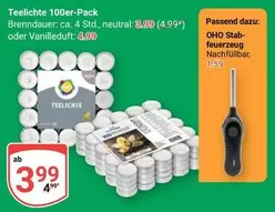 Teelichte 100er-Pack