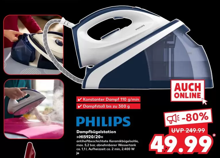 Philips - Dampfbügelstation >H15920/20-