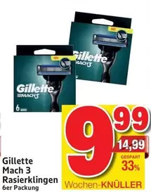 Gillette - Mach 3 Rasierklingen