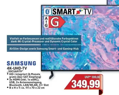 Samsung - 4K-UHD-TV 50CU6979"