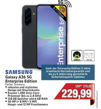 Samsung - A36 5G Enterprise Edition