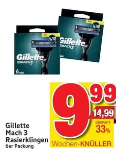 Gillette - Mach 3 Rasierklingen