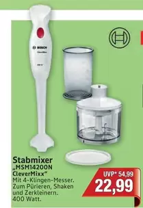 Bosch - Stabmixer „MSM14200N CleverMixx"