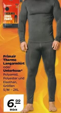 Thermo Langarmhirt oder Unterhose