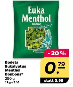 Eukalyptus Menthol Bonbons