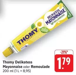 Delikatess Mayonnaise oder Remoulade
