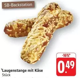 Laugenstange mit Käse