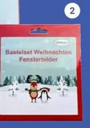 Bastelset Weihnachten Fensterbilder