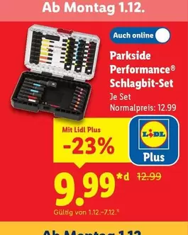 Performance Schlagbit-Set