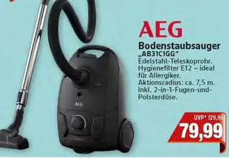 AEG - Bodenstaubsauger „AB31C1GG"