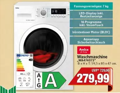 Waschmaschine WA474073