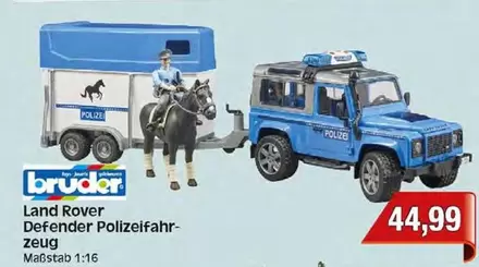 Bruder - Land Rover Defender Polizeifahrzeug