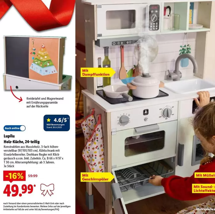 Holz-Küche, 24-tellig