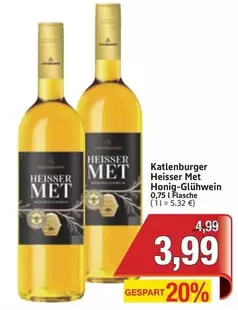 Heisser Met Honig-Glühwein