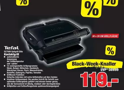 Tefal - Optigrill Elite Kontaktgrill