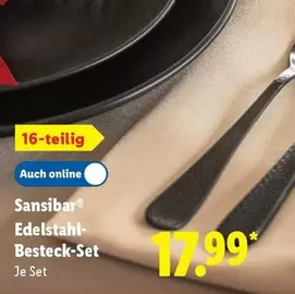 Edelstahl-Besteck-Set