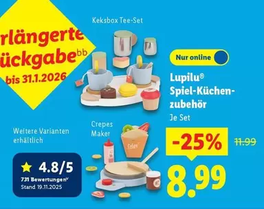 Spiel-Küchen-zubehör