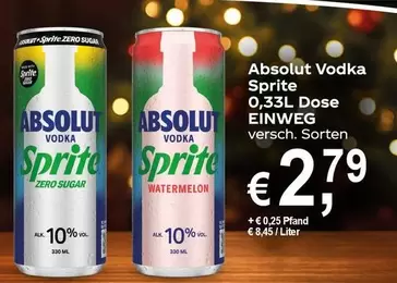 Absolut - Vodka Sprite