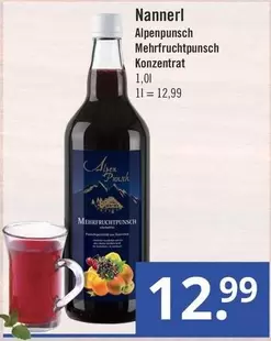 Alpenpunsch Mehrfruchtpunsch Konzentrat