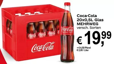 Coca Cola - 20x0,5L Glas MEHRWEG