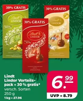 Lindt - Lindor Vorteils-pack + 30% gratis*
