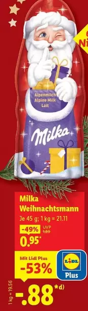 Milka - Weihnachtsmann