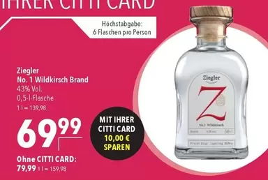 No. 1 Wildkirsch Brand