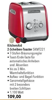 Kitchenaid - 2-Scheiben-Toaster 5KMT221