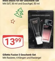 Gillette - Black For her Geschenk-Set