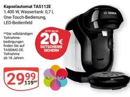 Bosch - Kapselautomat TAS112E