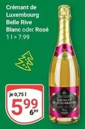 Crémant de Luxembourg Belle Rive Blanc oder Rosé