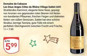 AOC - Les Deux Anges Côtes du Rhône Village Sablet