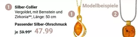Silber-Collier