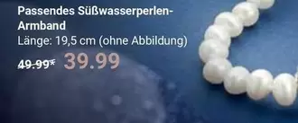 Passendes Süßwasserperlen-Armband