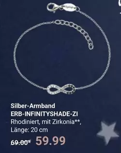 Silber-Armband ERB-INFINITYSHADE-ZI
