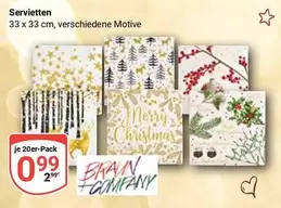 Braun - Servietten
