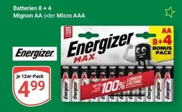 Energizer - Mignon AA oder Micro AAA