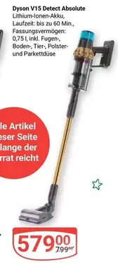 Dyson - V15 Detect Absolute