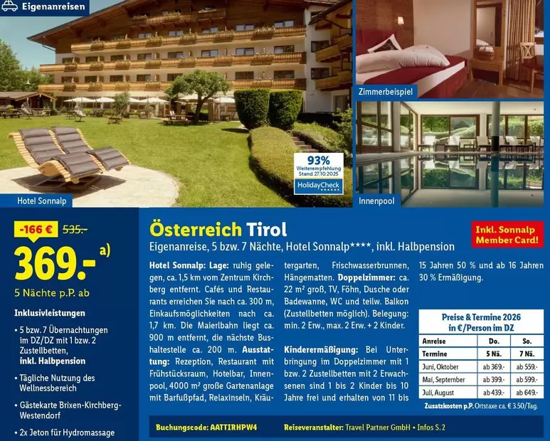 Berg - Hotel Sonnalp