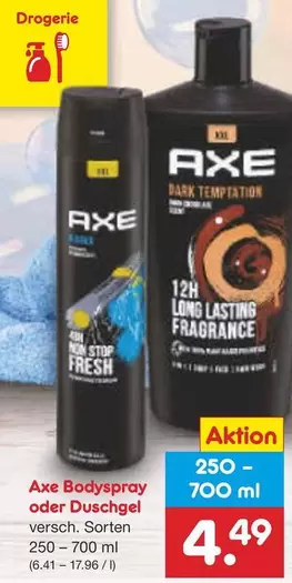 Axe - Bodyspray oder Duschgel