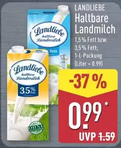 Haltbare Landmilch
