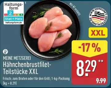 Hähnchenbrustfilet-Teilstücke XXL