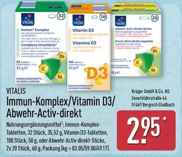 Immun-Komplex/Vitamin D3/ Abwehr-Activ-direkt