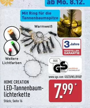 LED-Tannenbaum-lichterkette