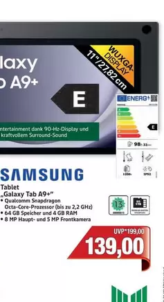 Samsung - Galaxy Tab A9+