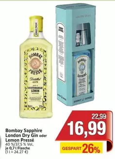 London Dry Gin oder Lemon Pressé