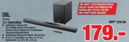 Jbl - SB 550 3.1-Soundbar