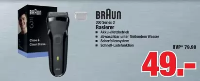 Braun - 300 Series 3 Rasierer