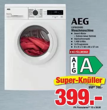 AEG - LSFBU20480 Waschmaschine