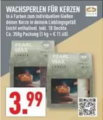 Diana - WACHSPERLEN FÜR KERZEN